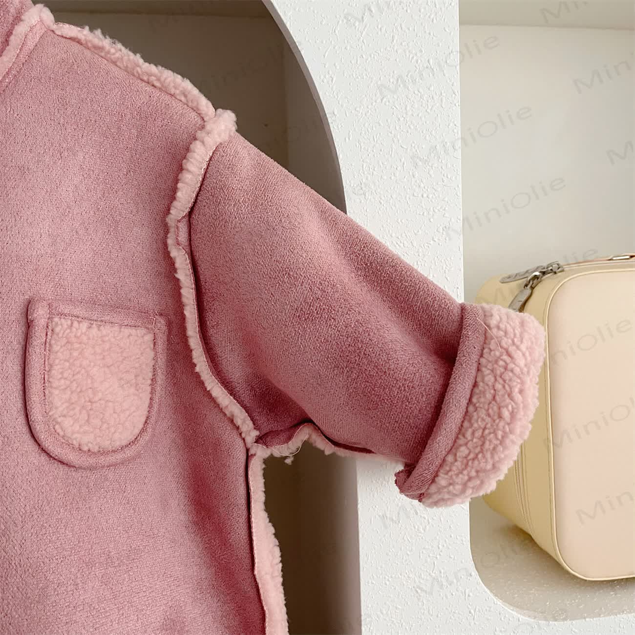 Baby Polo Reversible Fleece Romper