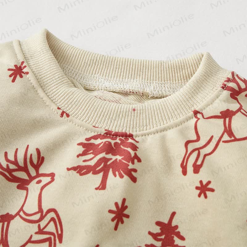 Baby Red Tree Beige 2-piece Set