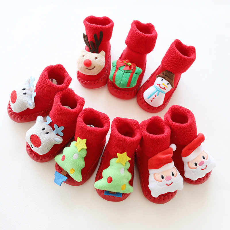 Baby Christmas Anti-Slip Floor Warm Socks