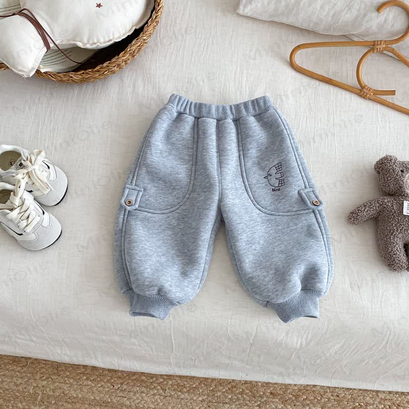 Baby Toddler Animal Fleece Lined Jogger Pants