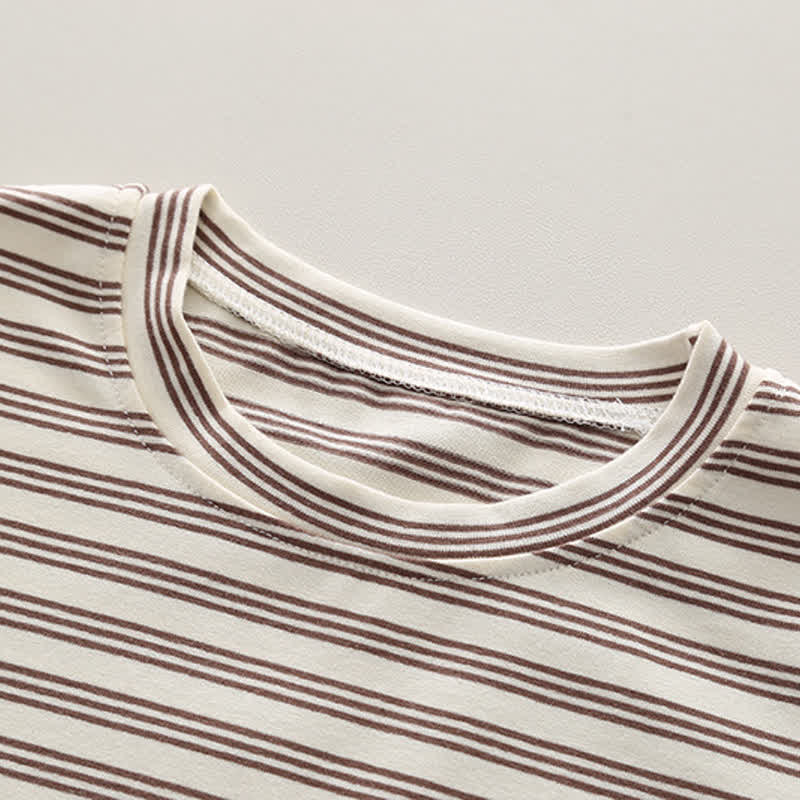 Toddler Boy 3-Piece Striped Casual Set