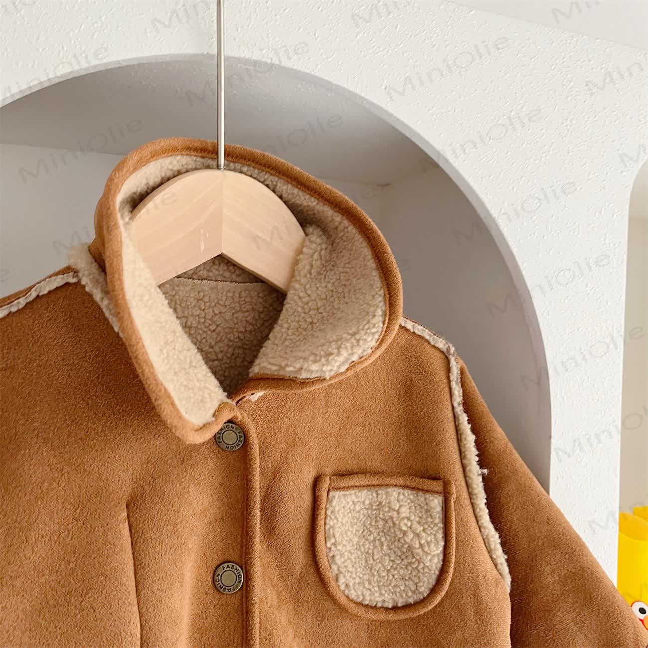 Baby Polo Reversible Fleece Romper