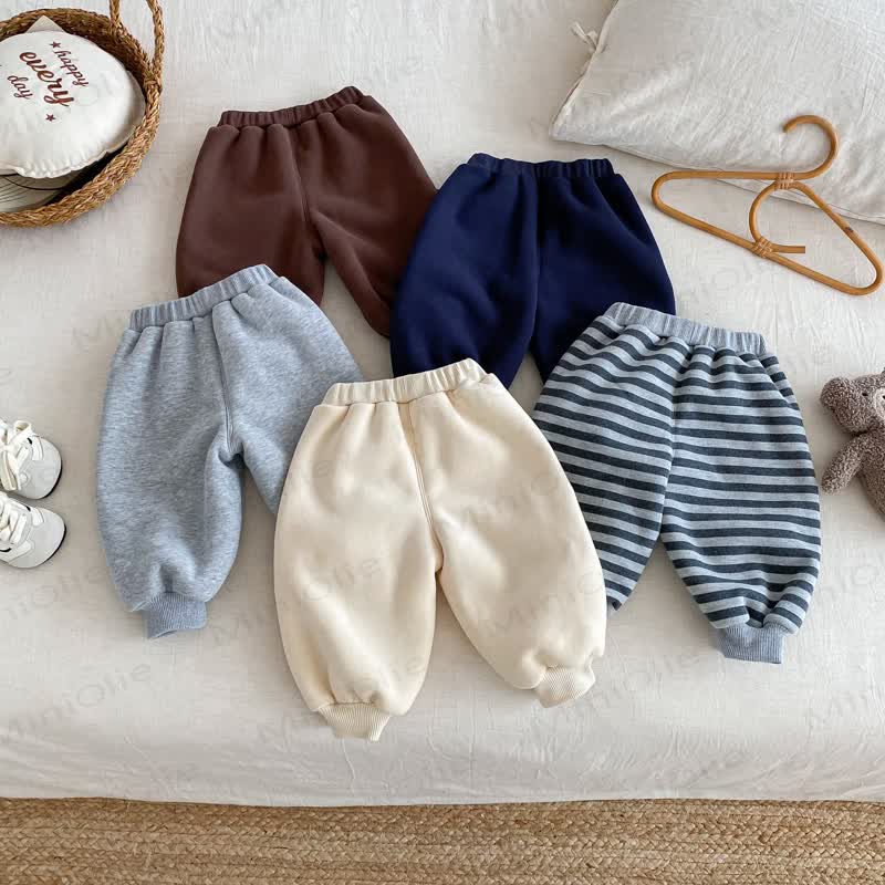 Baby Toddler Animal Fleece Lined Jogger Pants