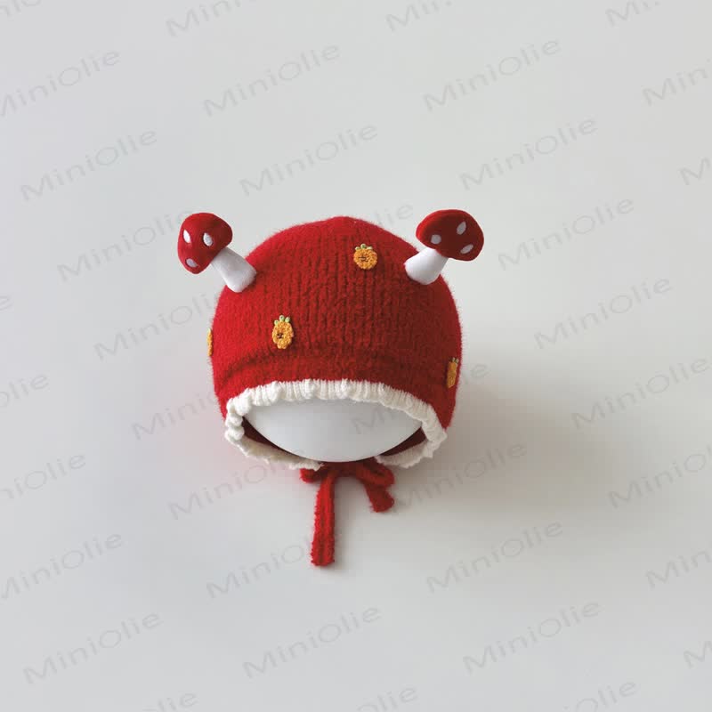 Baby Mushroom Carrot Strawberry Lovely Bonnet