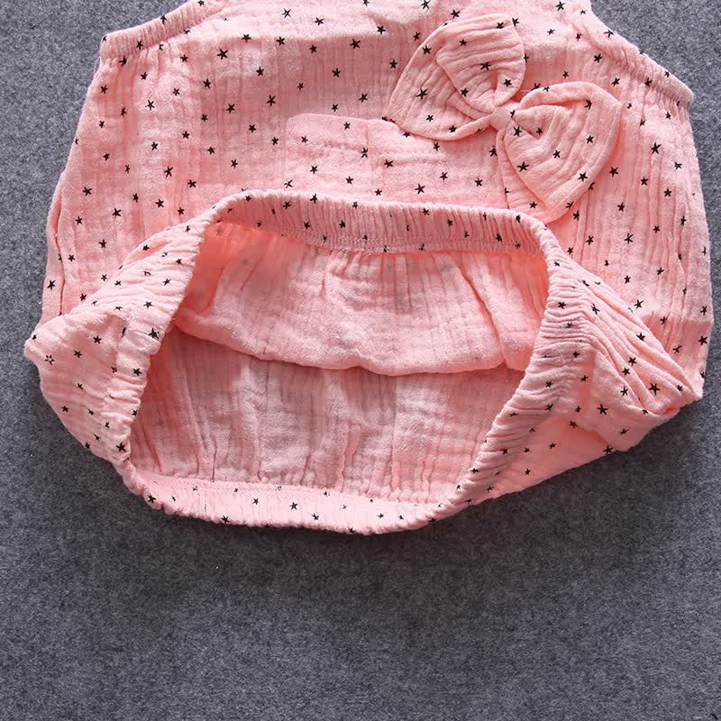 Baby White Top and Star Dress 2-piece Set