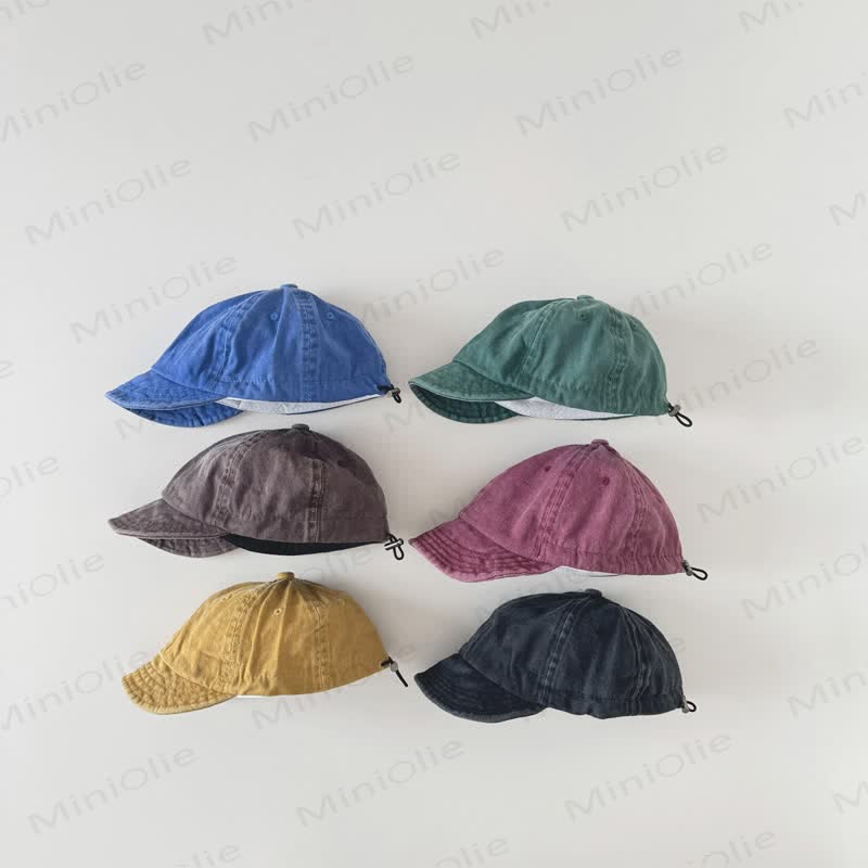Baby Toddler Chic Washed Peaked Cap