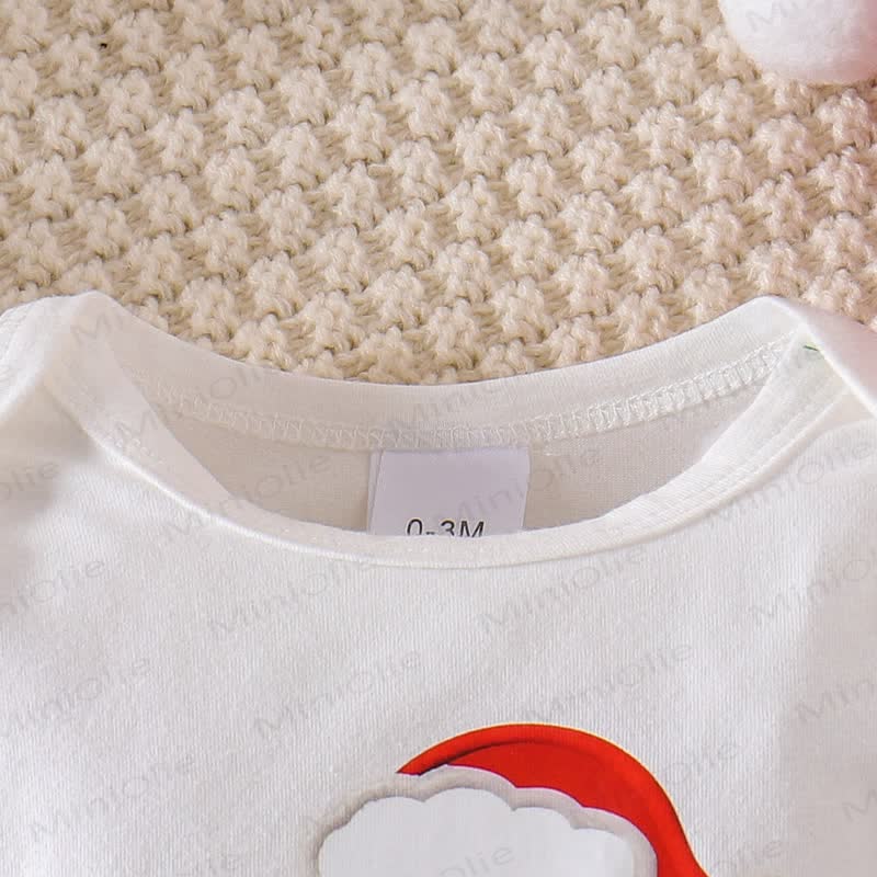 MY 1ST CHRISTMAS Baby Plaid 2-Piece Set with Hat