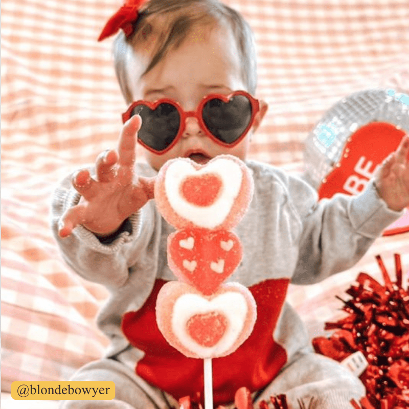 Baby Heart Knitted Romper