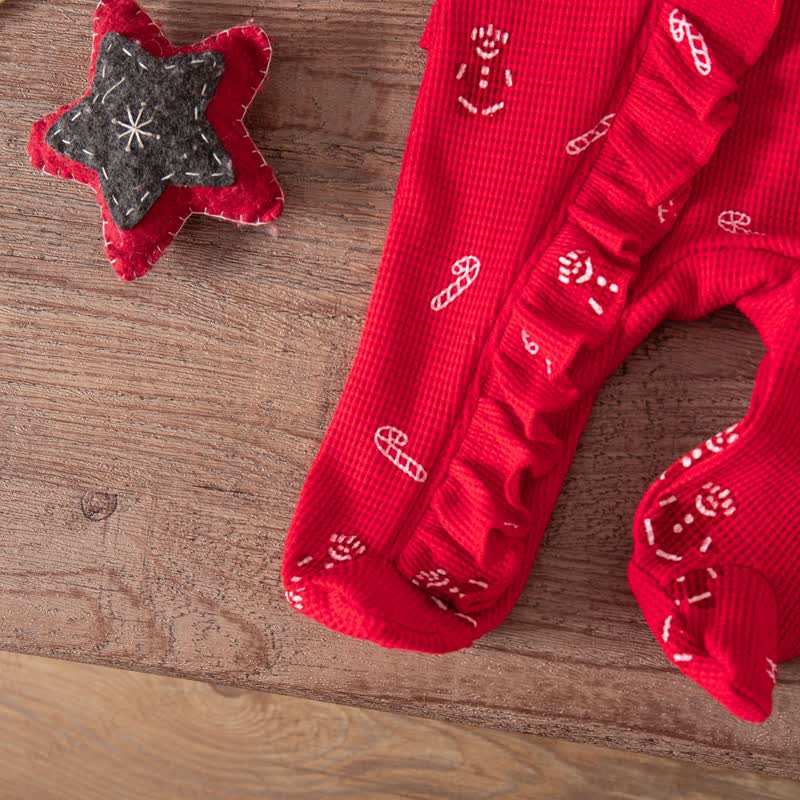 Baby Headscarf Christmas Romper