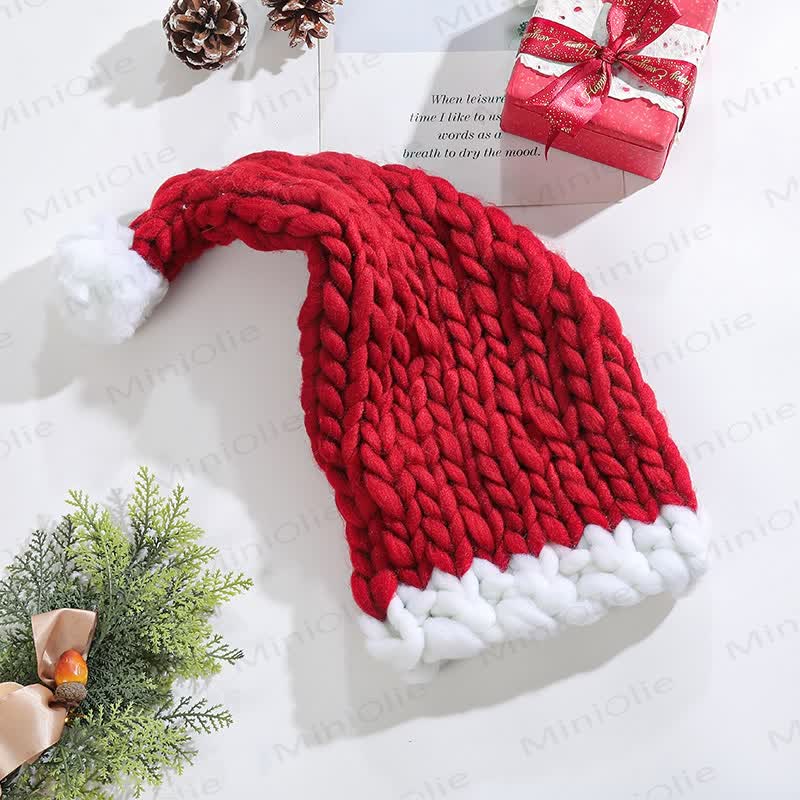 Baby Lovely Knitted Christmas Beanie