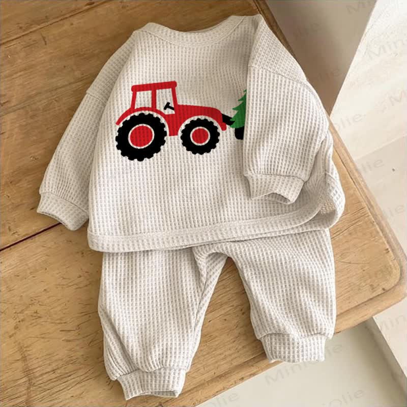 Baby Tree Car Waffle 2-piece Set
