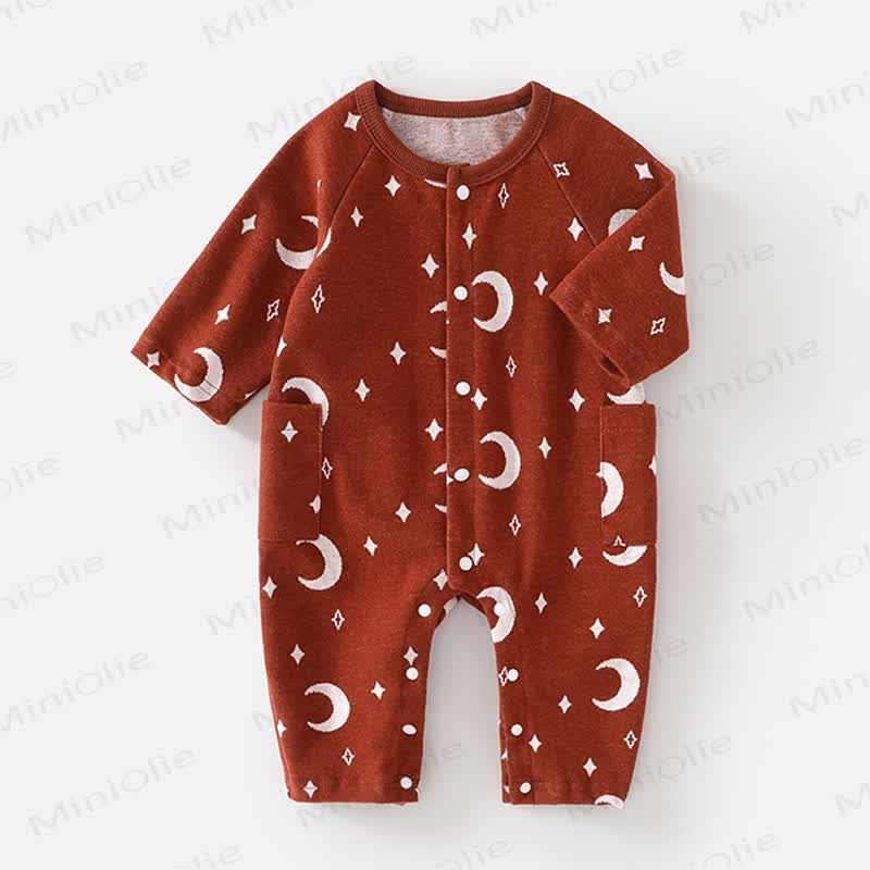 Baby Moon Pocket Cotton Romper