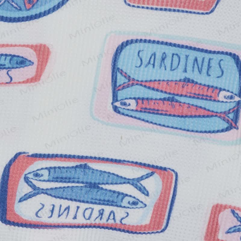 Baby Waffle Canned Sardines 2-piece Set