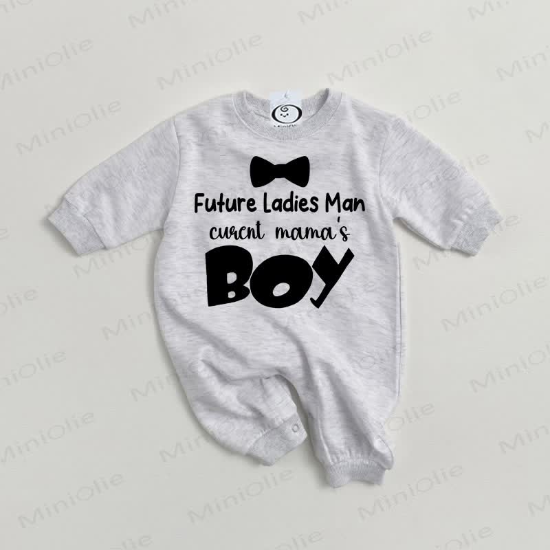 FUTURE LADIES MAN CURRENT MAMA'S BOY Baby Romper