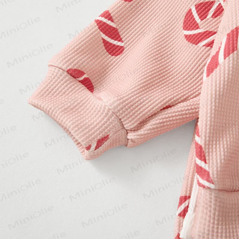 Baby Candy Pink Waffle 2-piece Set