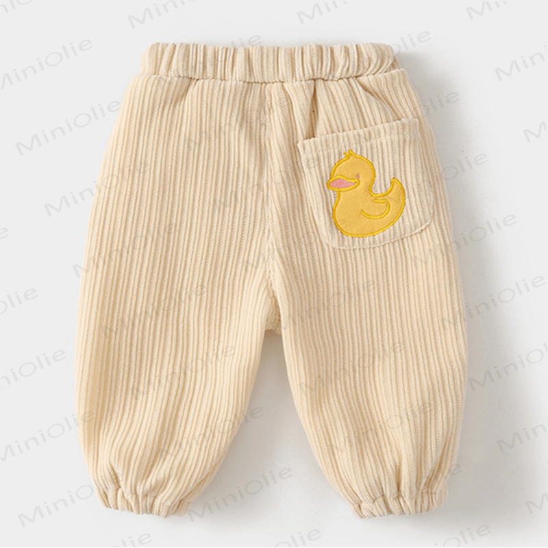 Baby Bear Duck Corduroy Jogger Pants
