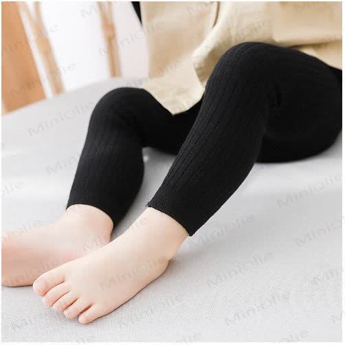 Toddler Girl Simple Solid Color Leggings