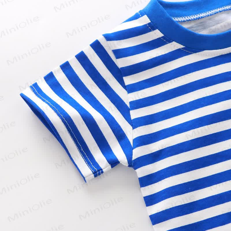 Kids Simple Striped Base Layer T-Shirt