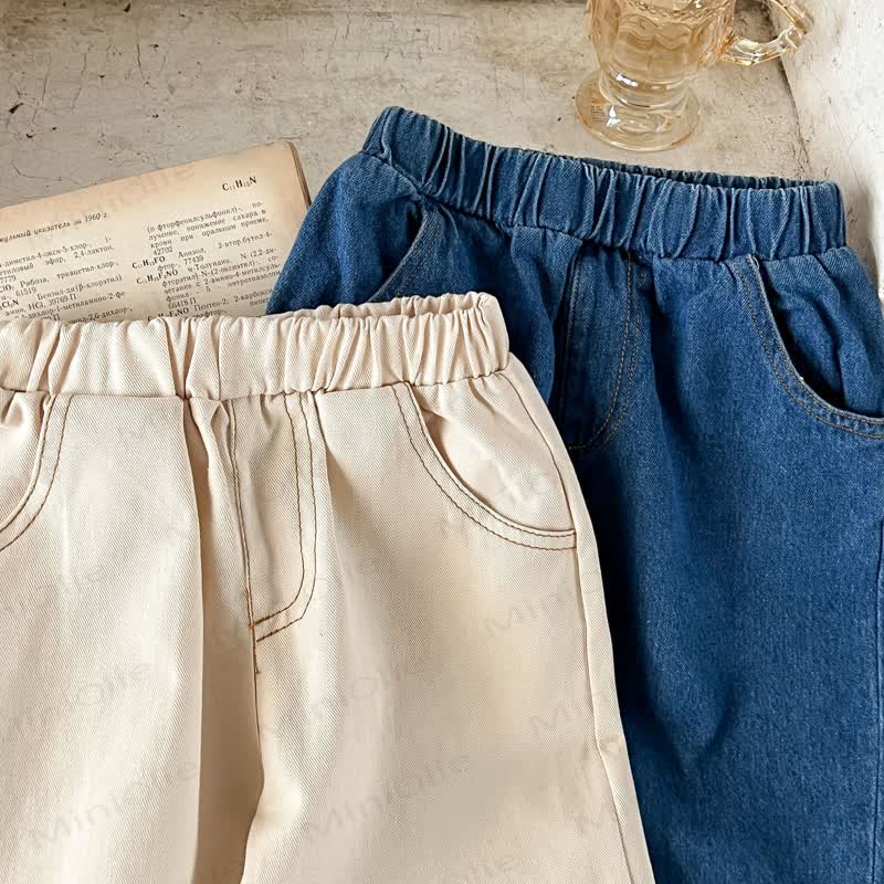 Baby Girl 2-piece Cord Embroidered Flower Set