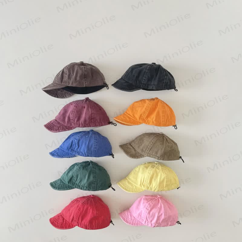 Baby Toddler Chic Washed Peaked Cap