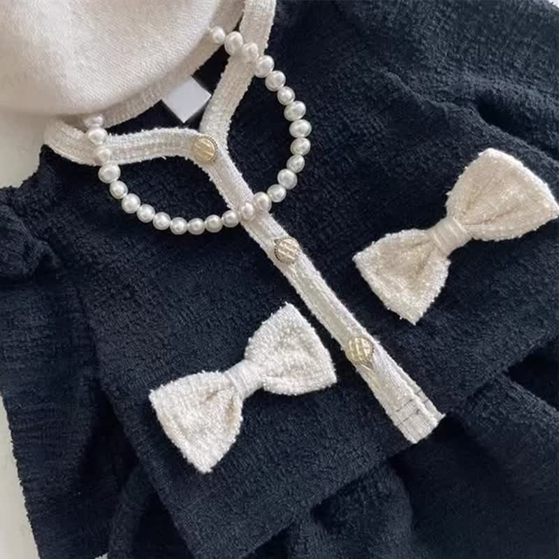 Baby 2-Piece Sweet Bow Fair Girl Set