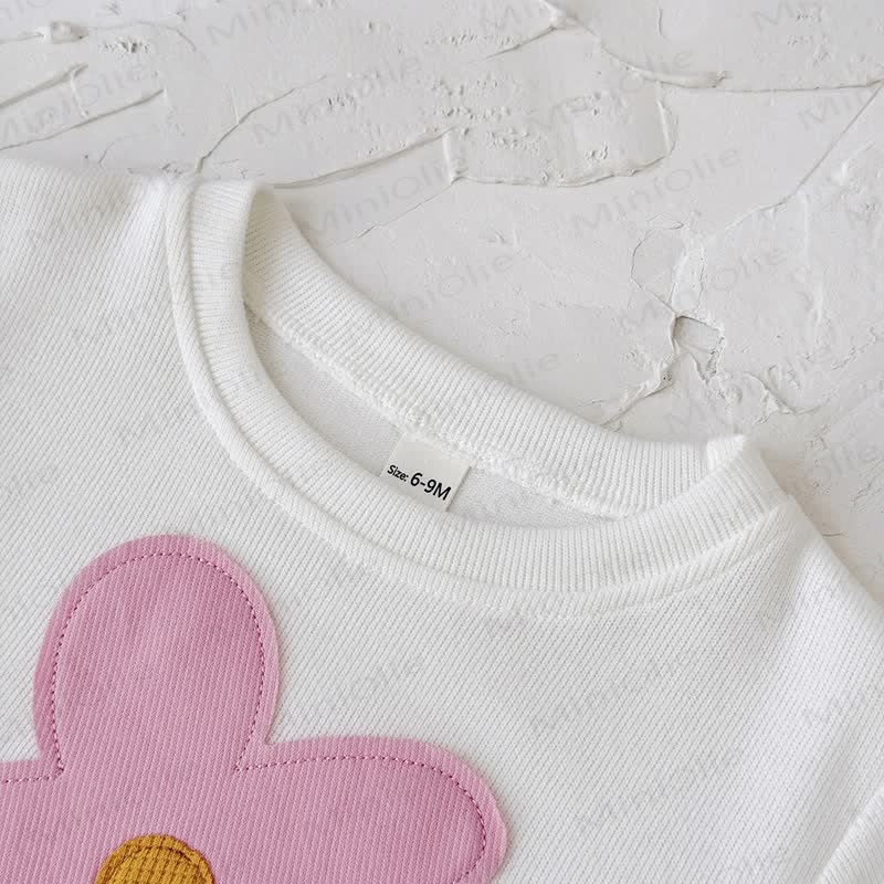 GROW&LOVE Baby Girl 2-Piece Flower Set