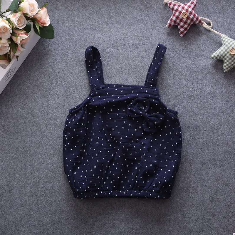 Baby White Top and Star Dress 2-piece Set