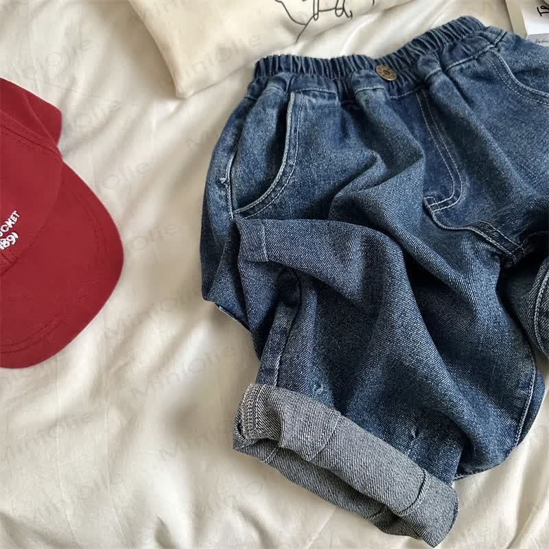 Kid Boy Loose Harem Jeans Pants