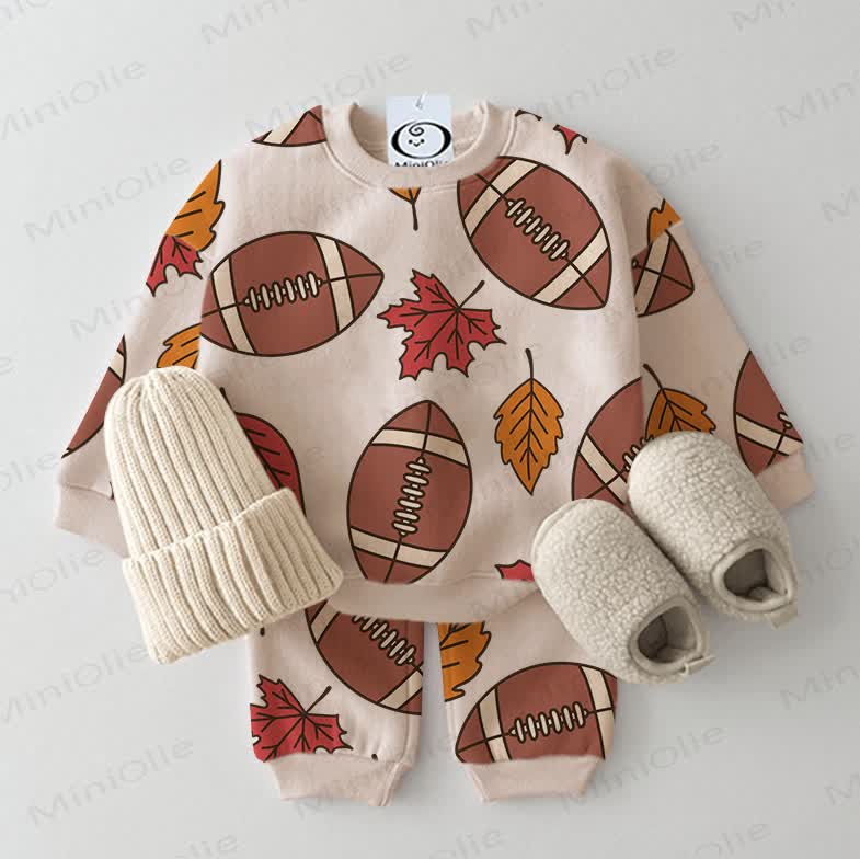 Baby Football Apricot 2-piece Set