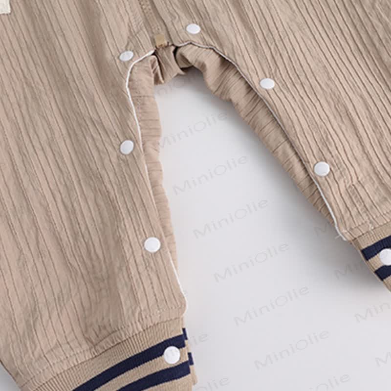 MONDAY Baby Contrast Sleeves Romper