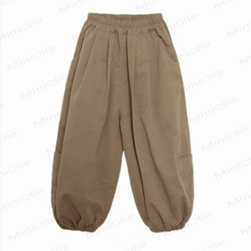 Toddler Plain Design Loose Jogger Pants