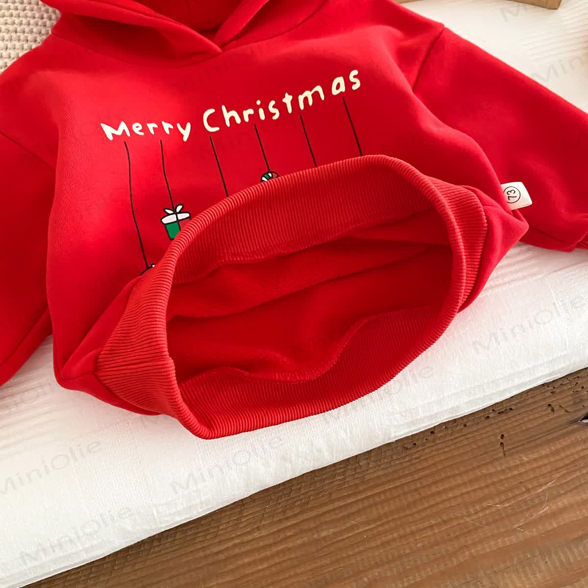 MERRY CHRISTMAS Baby Snowman Elk Santa Claus Hoodie
