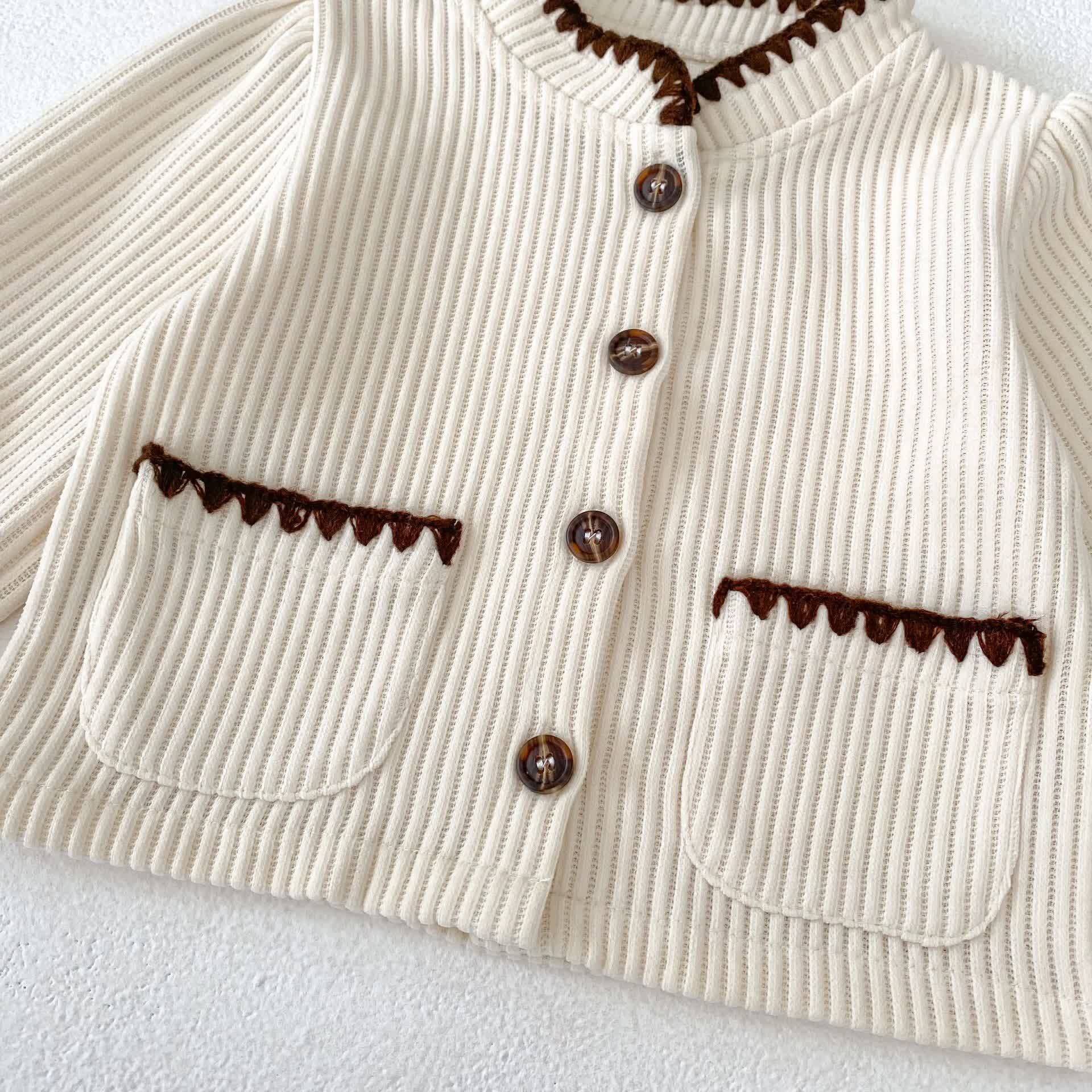 Baby Corduroy Jacket and Pants 2-Piece Set
