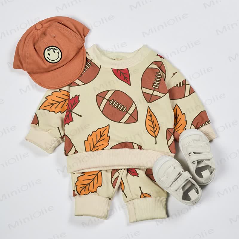 Baby Football Apricot 2-piece Set
