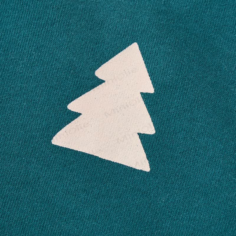 Baby Toddler Green Christmas Tree 2-piece Sweatshirt Set