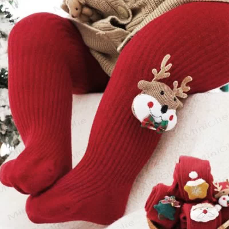 Baby Christmas Cartoon Tights