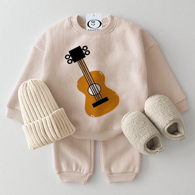Baby Guitar 2-piece Beige Set