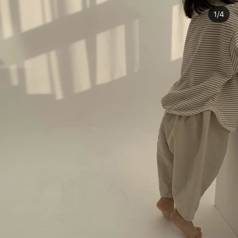 Kid Boy Striped Crew-neck Long Sleeve Top