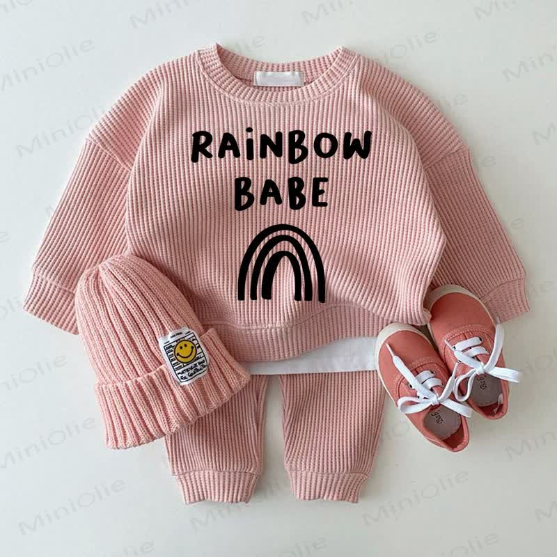 RAINBOW BABE Baby Pink Santa 2-Piece Set