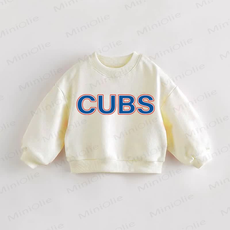 CUBS Baby Toddler Letter Sweatshirt