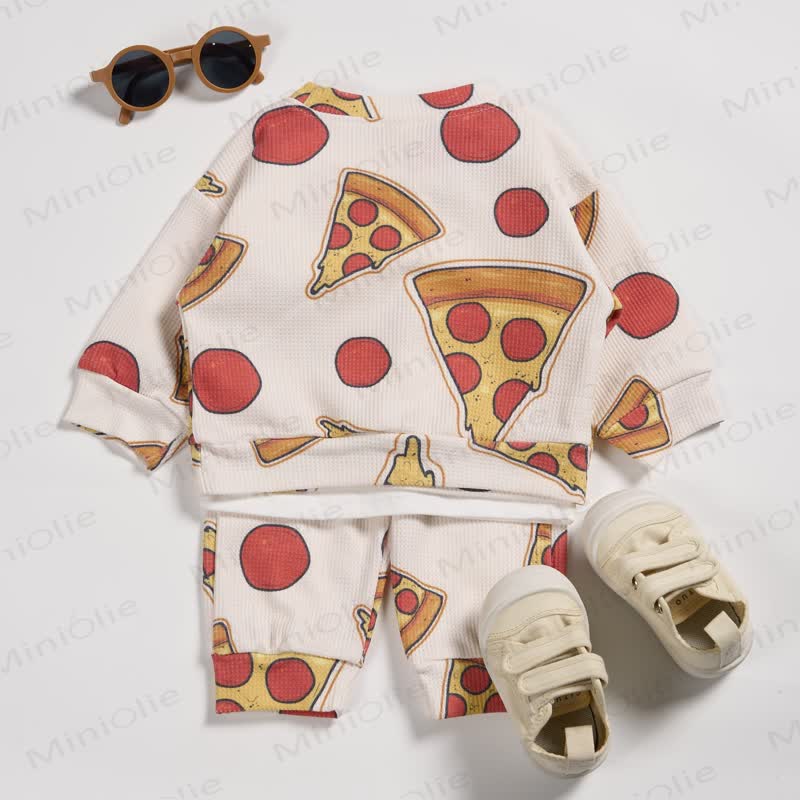 Baby Toddler Pizza Waffle 2-piece Set