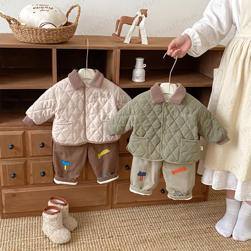 Baby Toddler Quilting Quilted Outerwear