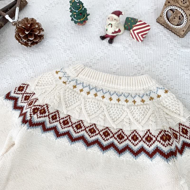 Kid Christmas Jacquard Sweater
