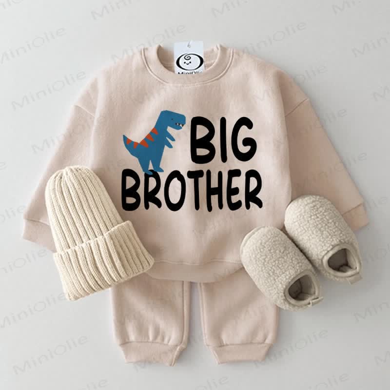 BIG BROTHER Baby 2-Piece Beige Set