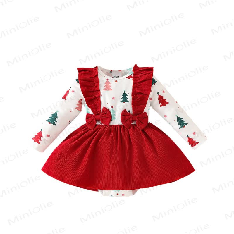 Baby Christmas Tree Fake 2pcs Bodysuit