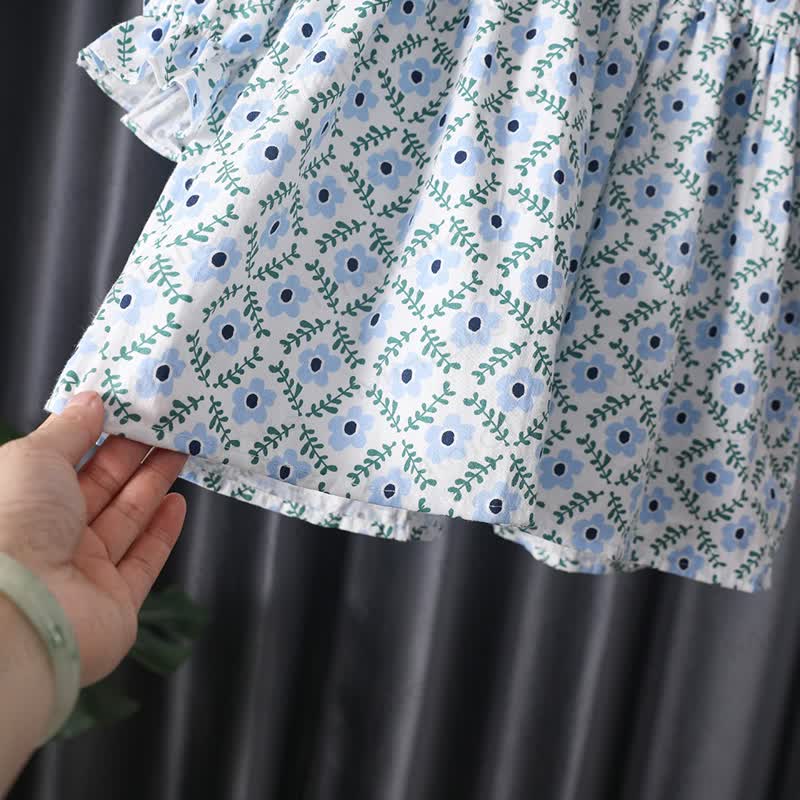 Toddler Floral Dress and Cardigan