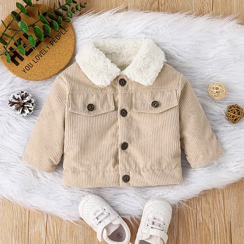 Baby Fleece Corduroy Outerwear
