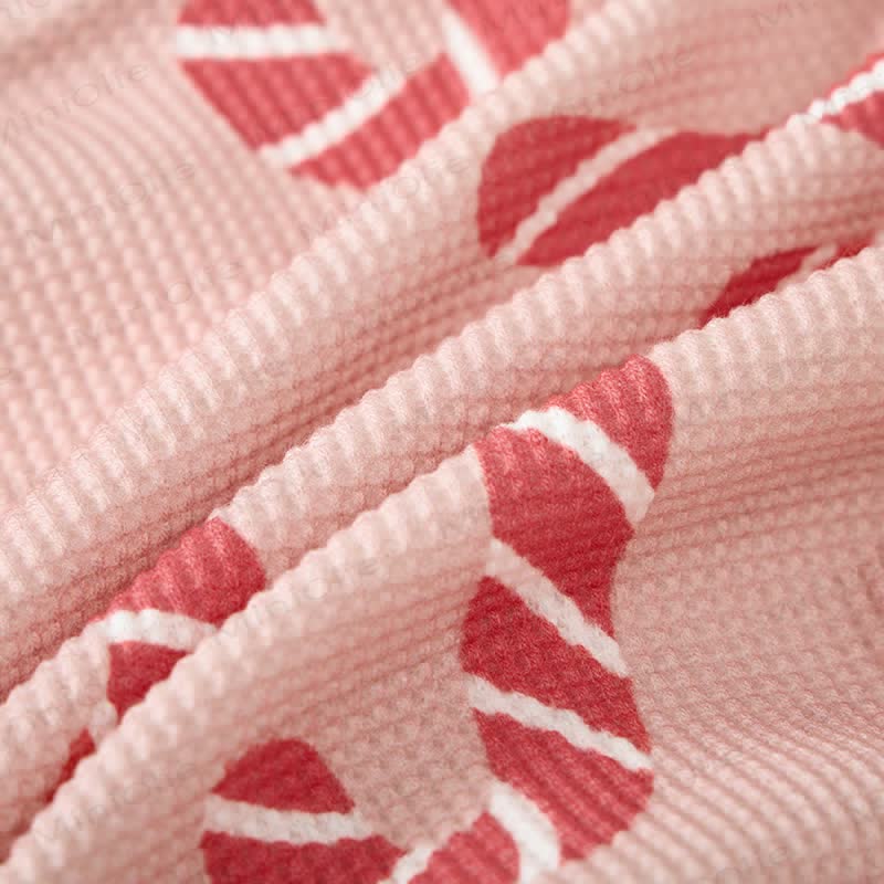 Baby Candy Pink Waffle 2-piece Set