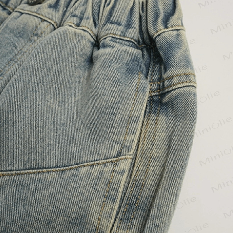 Toddler Boy Double Pocket Denim Pants