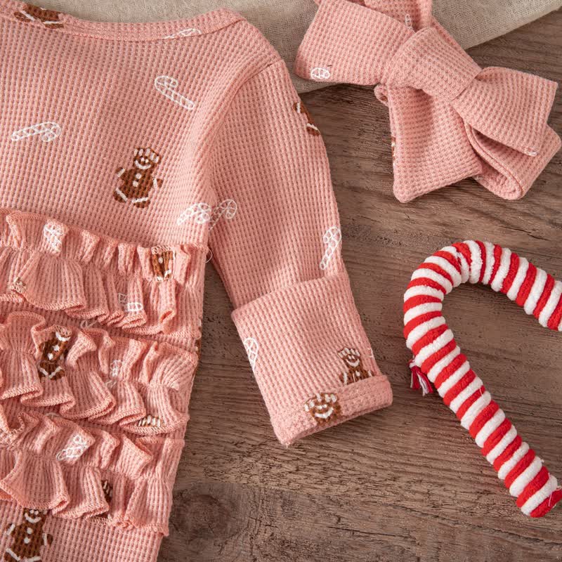 Baby Headscarf Christmas Romper